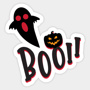 Halloween Boo I Halloween Pumpkin I Halloween Ghost Sticker